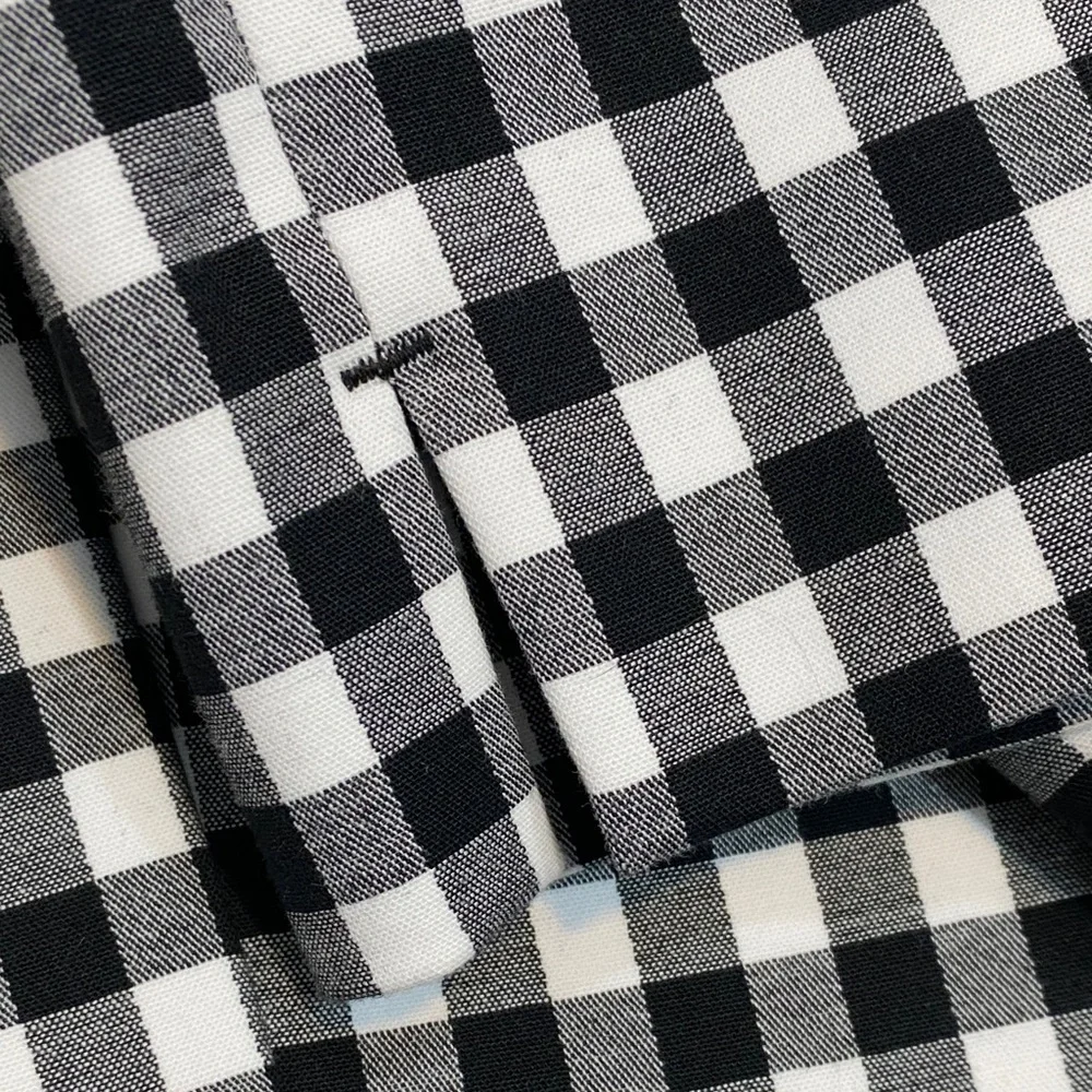 NWOT LOFT Monochrome Checkered Marisa Trousers - Picture 6 of 8